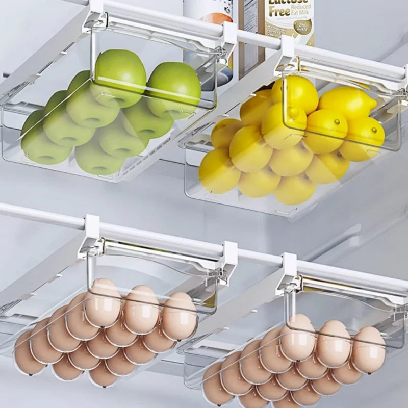 “fridge organizer drawer sliding design”
“refrigerator storage box for fruits and eggs”
“clear fridge organizer drawer small kitchen”
“space saving refrigerator food drawer”
“vegetable and fruit fridge storage box”
“egg storage drawer for refrigerator”
"fridge organizer"
"refrigerator drawer"
"fridge storage box"
"sliding fridge drawer"