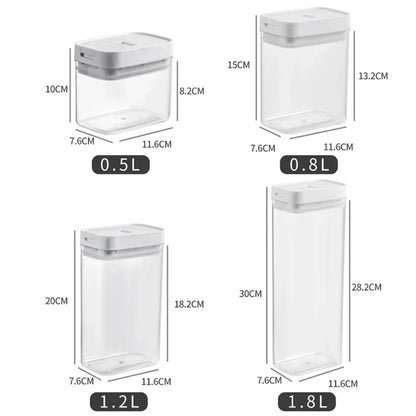 Top sealed Storage Containers