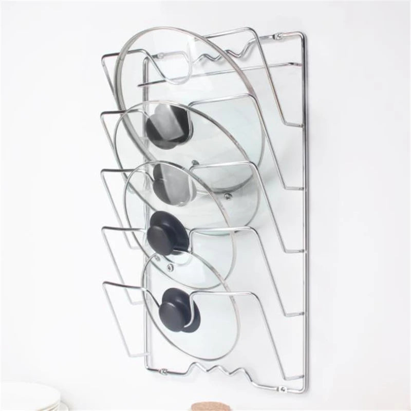 “wall mounted pot lid hanger 5 layer”
“metal pot cover rack for small kitchens”
“space saving pot lid organizer vertical design”
“pot lid storage rack wall hanging”
“5 tier cookware lid holder metal”
“kitchen lid organizer for compact spaces”
"pot lid hanger"
"pot cover rack"
"wall mounted lid holder"
"pot lid organizer"
