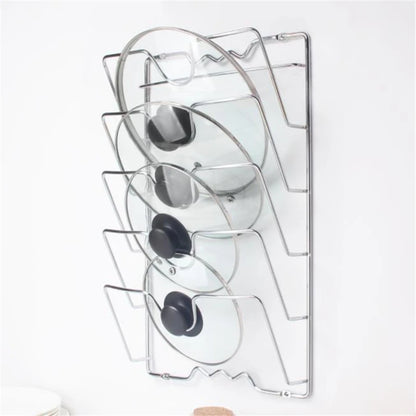 “wall mounted pot lid hanger 5 layer”
“metal pot cover rack for small kitchens”
“space saving pot lid organizer vertical design”
“pot lid storage rack wall hanging”
“5 tier cookware lid holder metal”
“kitchen lid organizer for compact spaces”
"pot lid hanger"
"pot cover rack"
"wall mounted lid holder"
"pot lid organizer"