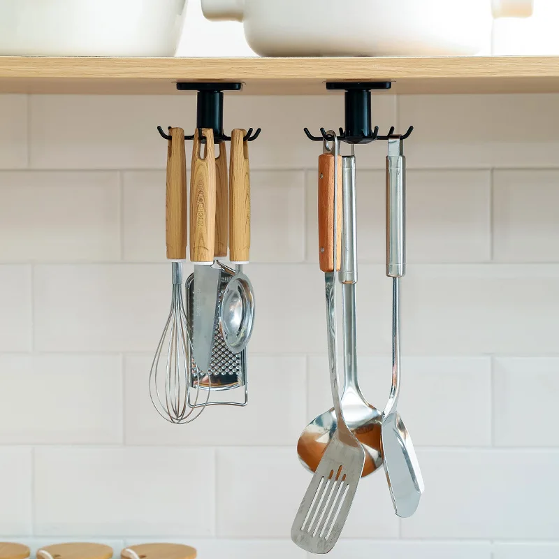 “360 degree rotating kitchen utensil hanger”
“no drill utensil hook for small kitchens”
“under cabinet cooking utensil hanger”
“space saving kitchen hanging hook”
“adhesive rotatable utensil hanger”
“compact kitchen organizer hook”
"kitchen organizing"